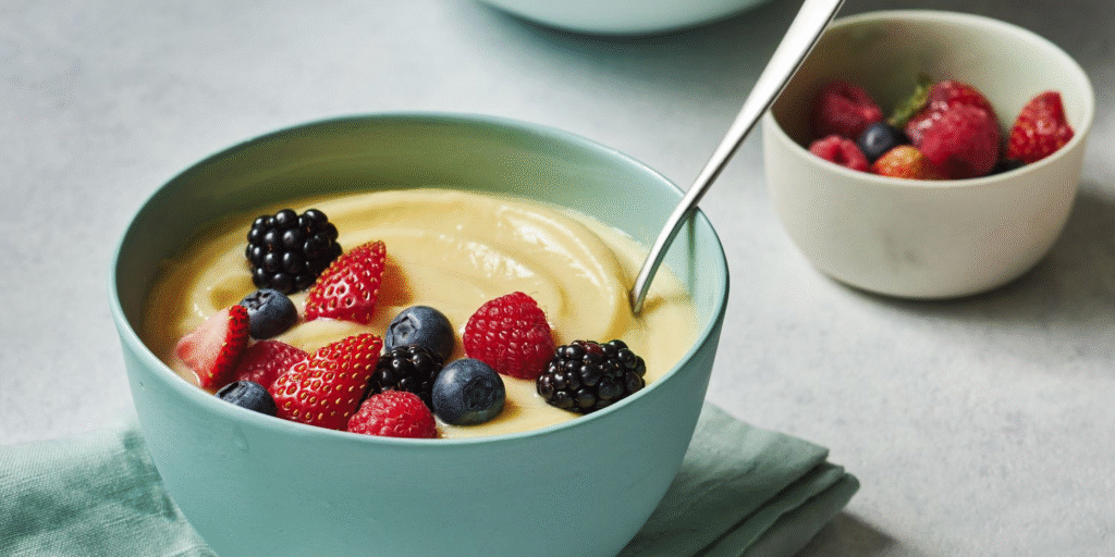 Custard without added sugar